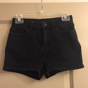BDG High Rise Black Shorts